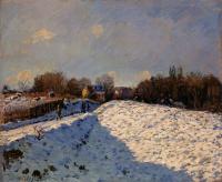 Sisley, Alfred - The Effect of Snow at Argenteuil